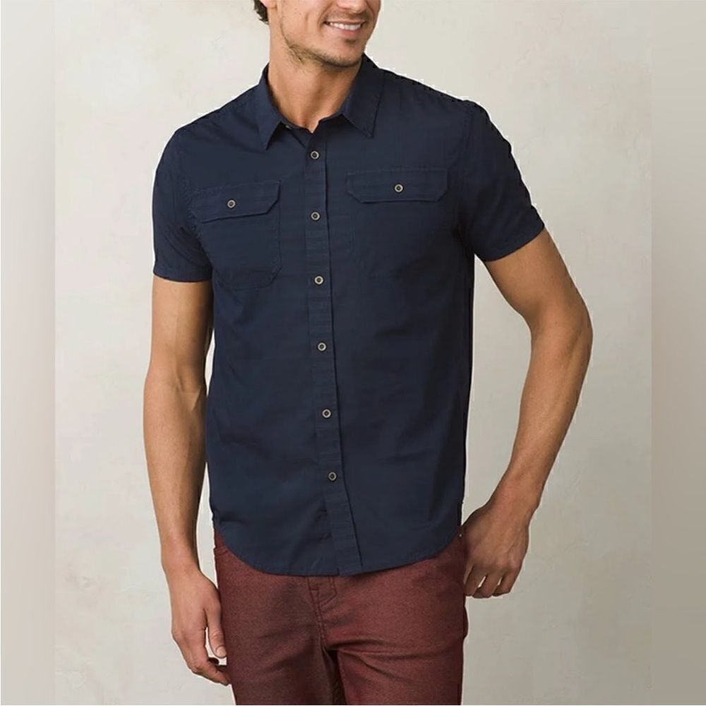 NWT PRANA CAYMAN SHIRT MEN’S Size XS